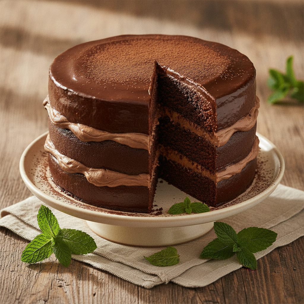 Chocolate Fudge Layer Cake